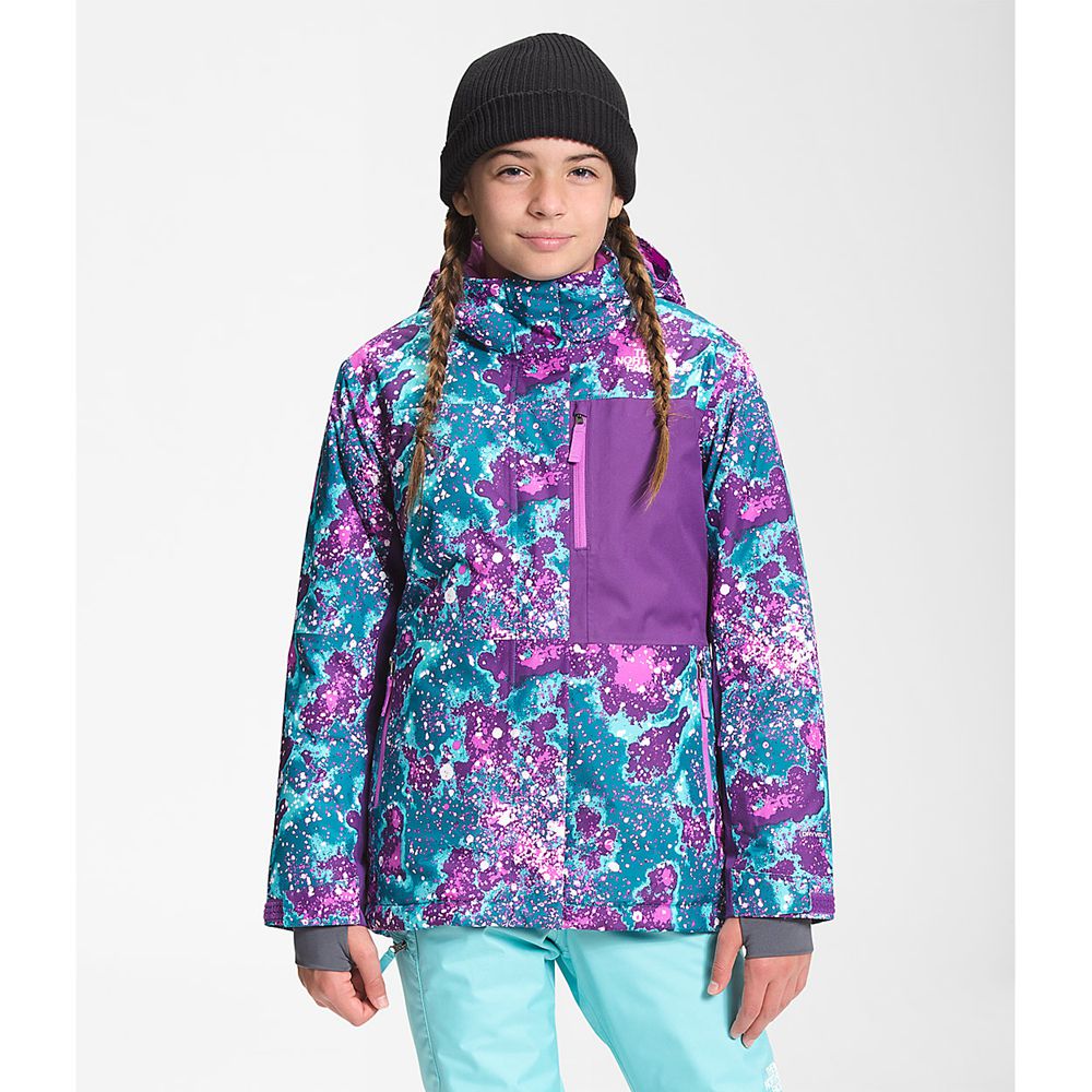 The North Face Jackets Girls Australia - The North Face Freedom Extreme Blue / Dark Camo Print Extre